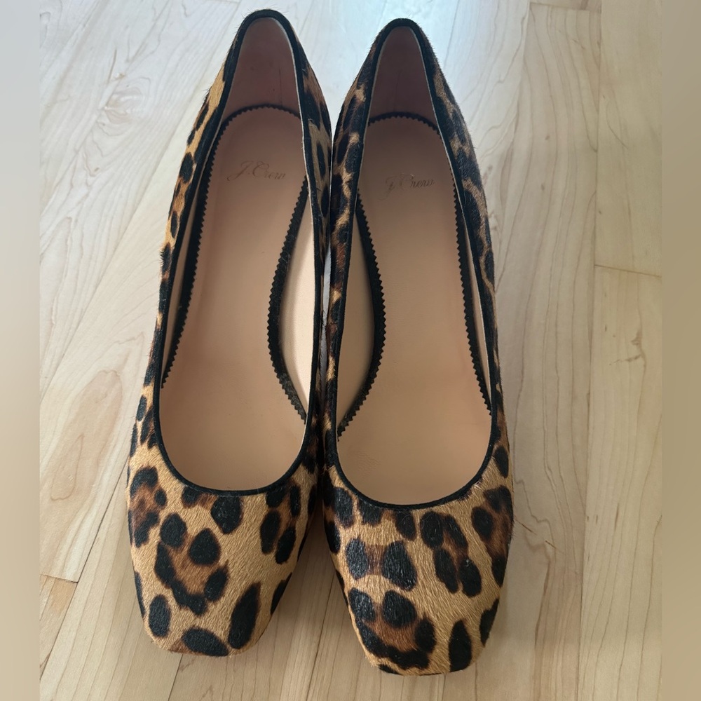 J. Crew Leopard Print Flats
